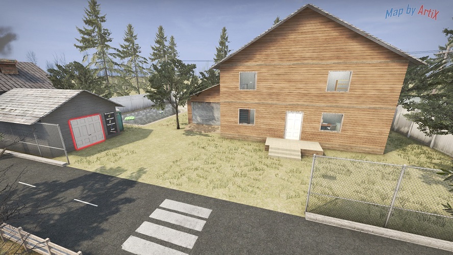 Карта «Abandoned House» для маньяка в CS GO