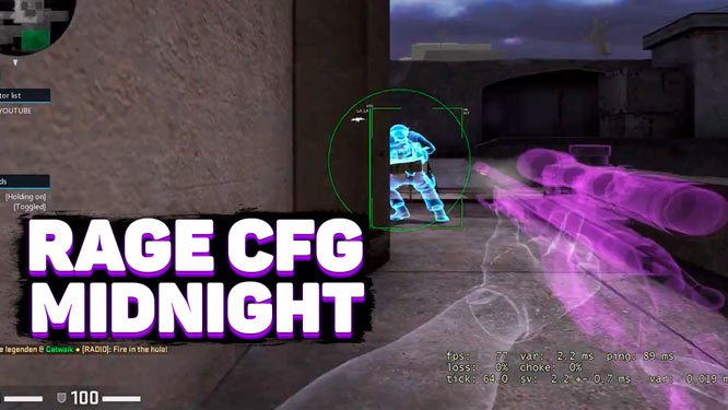 Rage CFG на MidNight для CS GO